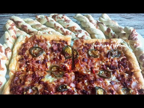 PIZZA MEXICANA , PALITOS DE AJO Y QUESO | Soni con i latina