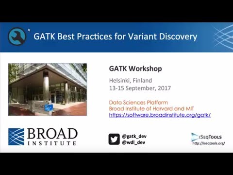 1. Introduction to GATK Workshop 2017