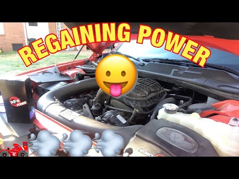 CLEANING AFE GT MOMENTUM COLD AIR INTAKE/ REGAINING POWER