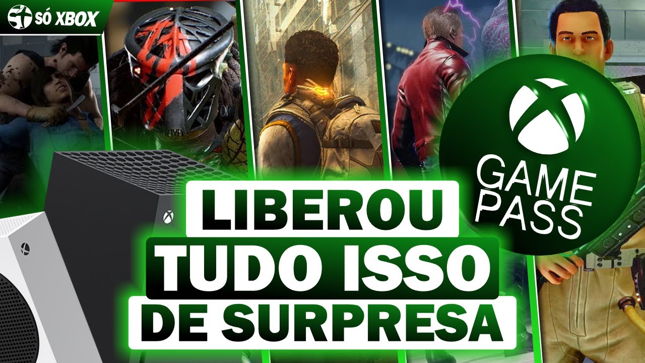 EITA! TUDO ISSO LIBEROU AGORA com XBOX GAME PASS no XBOX ONE e XBOX SERIES!