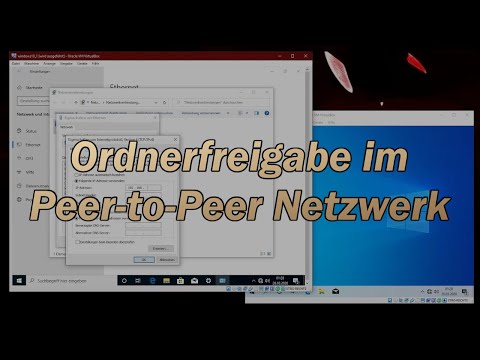 Ordnerfreigabe im Peer-to-Peer Netzwerk