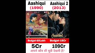 Aashiqui 2 vs Aashiqui movie comparison #boxofficecollection #shorts
