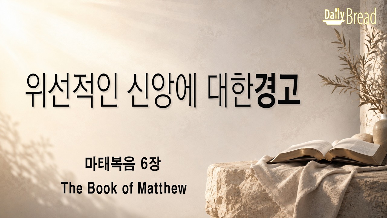 마태복음 6장 설교 썸네일