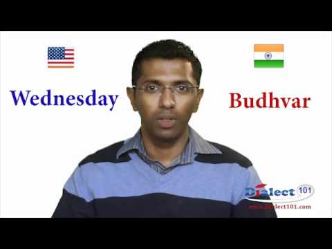 How to speak Hindi - Days of the week