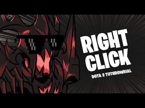 THE EASY WAY WIN WITH SHADOW FIEND RIGHT CLICK (shadow fiend safelane)