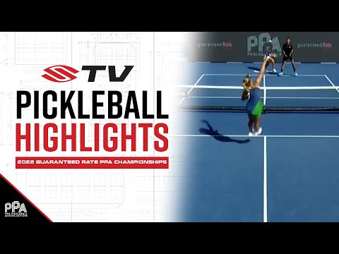Ben Johns Backhand Pickleball Highlight - 2022 Guaranteed Rate PPA Championships Mixed Doubles