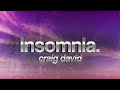 Craig David Insomnia Lyrics