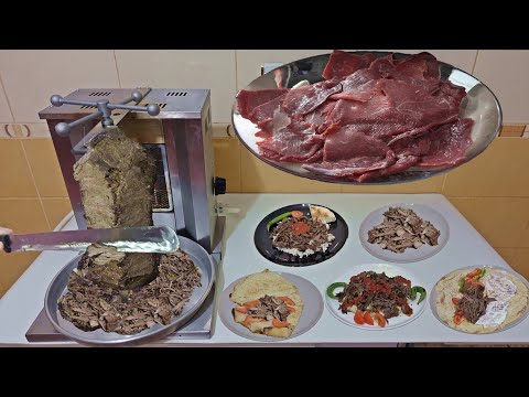 Turkish Meat Doner Kebab Recipe Detailed Meat Marinated and Serving Varieties