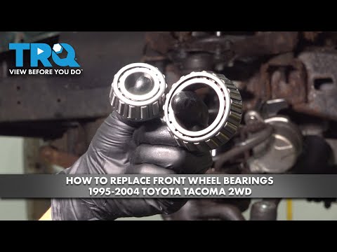 How to Replace Front Wheel Bearings 1995-2004 Toyota Tacoma 2WD
