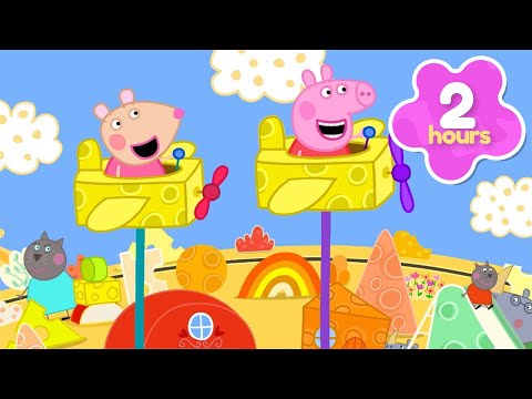 Peppa's Stinky Day Out! 🧀 | Peppa Pig Official Full Episodes | CHEESE WORLD🎡 | 2 Hours