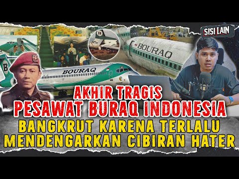 AKHIR TRAGIS PESAWAT BOURAQ INDONESIA | SEDIH BANGET GENK !!