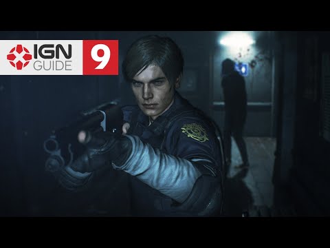 Resident Evil 2 Remake Walkthrough - Parking Garage and Police Station (Part 9)