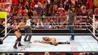 WWE Raw - Kevin Nash Jacknife Powerbomb To CM Punk