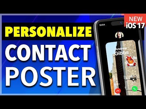 How To Create Contact Poster With iOS 17