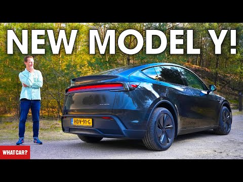 NEW Tesla Model Y REVIEW! – we drive this updated electric SUV | What Car?