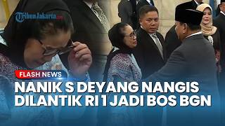 Haru! Nanik S Deyang Menangis seusai Dilantik Jadi Kepala BGN, Presiden Prabowo Beri Ucapan Selamat