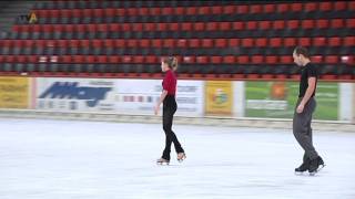 preview picture of video 'In Oberstdorf gehts sportlich weiter:Deutsche Meisterschaften im Eiskunstlaufen'