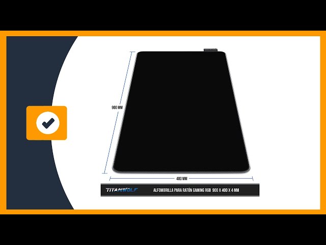 Vídeo relacionado con Titanwolf - Alfombrilla de ratón XXL para Juegos de Velocidad, Color Negro, 900 x 400 mm, Alfombrilla de ratón XXL, tamaño Grande, Mejora la precisión y la Velocidad, sujeción Estable en Superficies