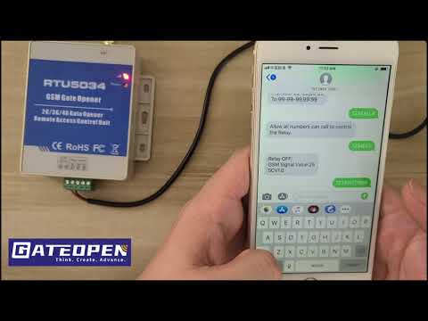 RTU 5034 3G GSM GATE OPENER ACCESS RELAY SWITCH REMOTE CONTROL