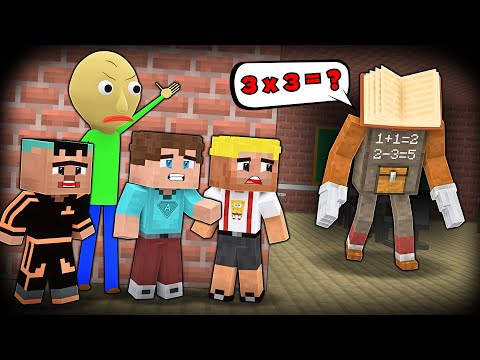 THE SCHOOL MONSTER IS AFTER US! 😱 - Minecraft