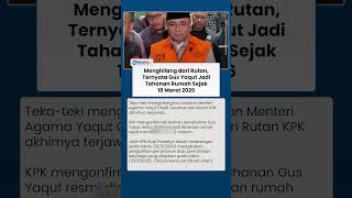 Download lagu Tak Terlihat di Rutan KPK, Gus Yaqut Cholil Ternyata Jadi Tahanan Rumah Sejak 18 Maret 2026 mp3