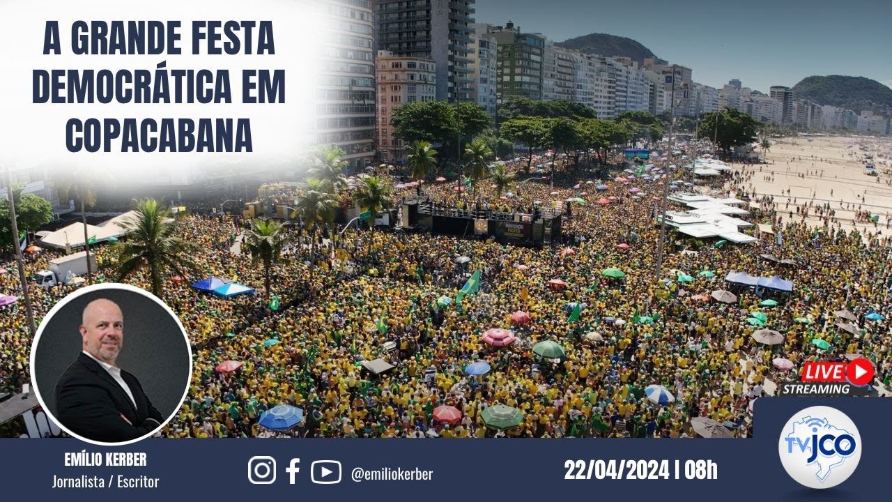 A grande festa democrática em Copacabana