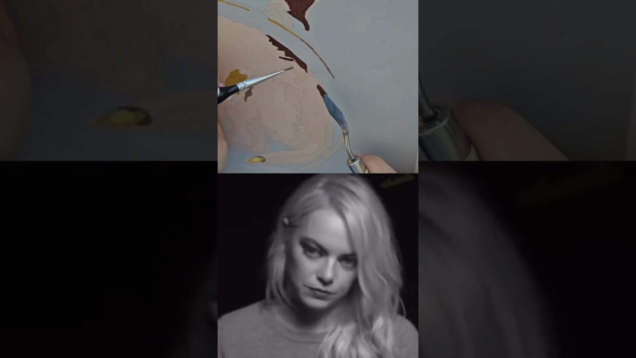 This one’s available in my shop as a digital template or a full kit. Paint by Numbers Day 18.