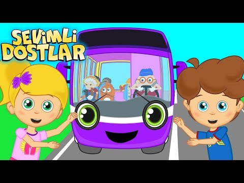 Otobüsün Tekerleği Yuvarlak ve Sevimli Dostlar ile Çocuk Şarkıları | Kids songs and nursery rhymes