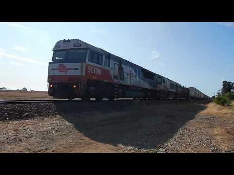 SCT Freight 6PM9 crawls through King Road Penfield approaching the SCT Terminal - 26/01/2020