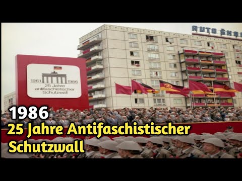 1986 East Germany Military Parade | 25 Jahre Antifaschistischer Schutzwall DDR