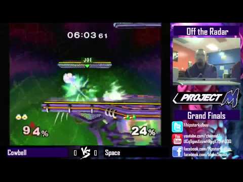 Cowbell (Falco) vs Space (Sheik/Peach) Melee Grand Finals