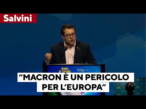 Salvini: "Macron un pericolo per l'Europa. Sbagliato immaginare soldati europei in guerra"