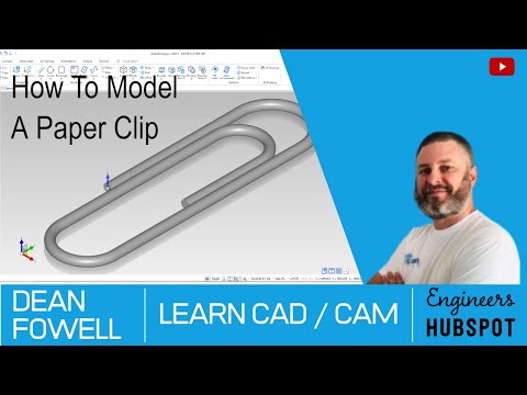How to 3D Model a Paper Clip