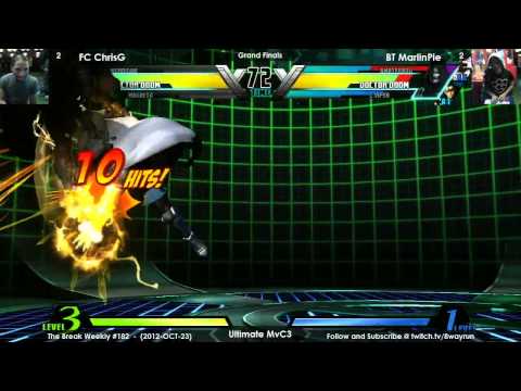 The Break #182 - UMvC3 GF - FC ChrisG VS BT MarlinPie