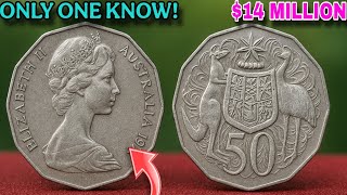 💰 “Top 3 Most Valuable Australian 50 Cent Coins of Queen Elizabeth – Worth Thousands Today!”