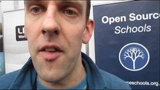 Paul Haigh of Notre Dame School at the Open Source Cafe