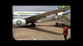 preview picture of video 'Transavia HV6094  Faro (FAO) to  Rotterdam -The Hague Airport (RTM)  may 15   2013'