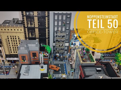 Noppensteinstadt - Teil 50 Office-Tower // BlueBrixx Lego