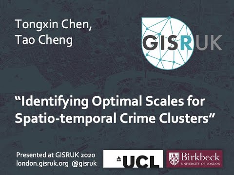 GISRUK 2020: Paper 91-Identifying Optimal Scales for Spatio-temporal Crime Clusters
