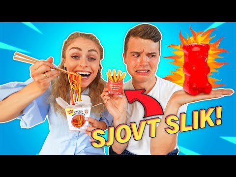 Vi spiser VERDENS STÆRKESTE VINGUMMIBAMSE!