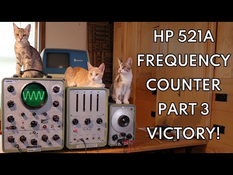 Restoring an HP 521A Frequency Counter: Part 3 – Victory!
