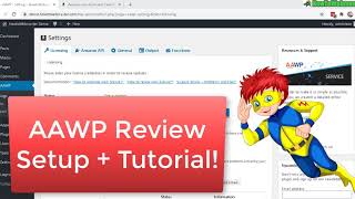FULL AAWP Review & Setup Tutorial Part 2 - BEST Amazon Affiliate Wordpress Plugi