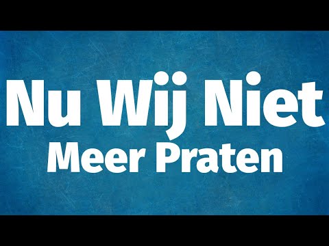 Jaap Reesema, Pommelien Thijs - Nu Wij Niet Meer Praten (Lyrics)