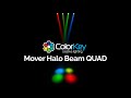 ColorKey Mover Halo Beam QUAD Moving Head With RGB LED Halo