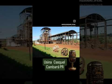 Antiga usina Casquel.  Cambara  PR. Alguém lembra do sr. Antônio #Casquel? #usina