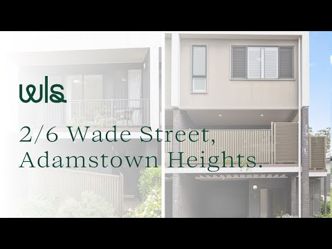 2/6 Wade Street, Adamstown Heights, NSW 2289, 3 રૂમ, 2 બાથરૂમ, Townhouse