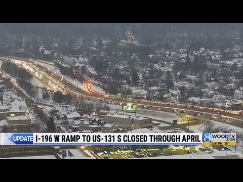 After crash, US-131 ramp to close through the end of April