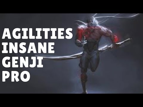 Overwatch Agilities Showing His Sick Genji Tricks With 40 Elims