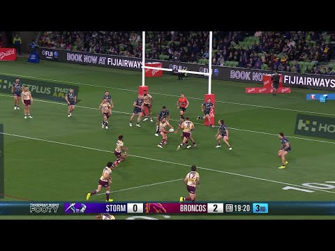 Cobbo chases down Coates! #nrl