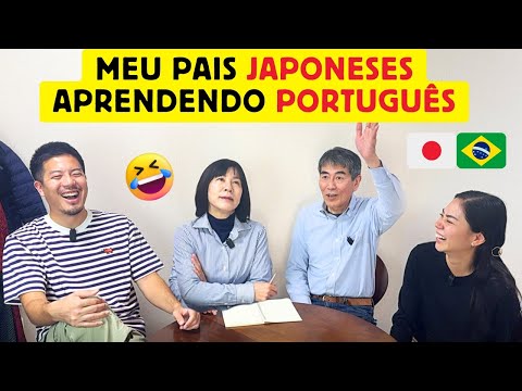 My Japanese parents learning Portuguese